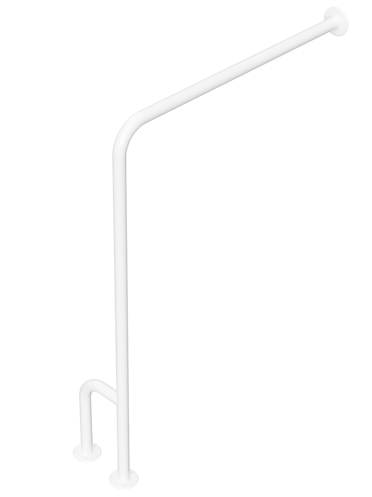 HANDICAP opěrné madlo LEVÉ 800x850mm, bílá XH526W