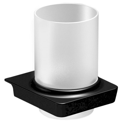 ZEN sklenka, mléčné sklo, černá 166442