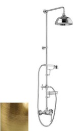 VIENNA sprchový sloup s pákovou baterií, mýdlenka, 1291mm, bronz VO138BR