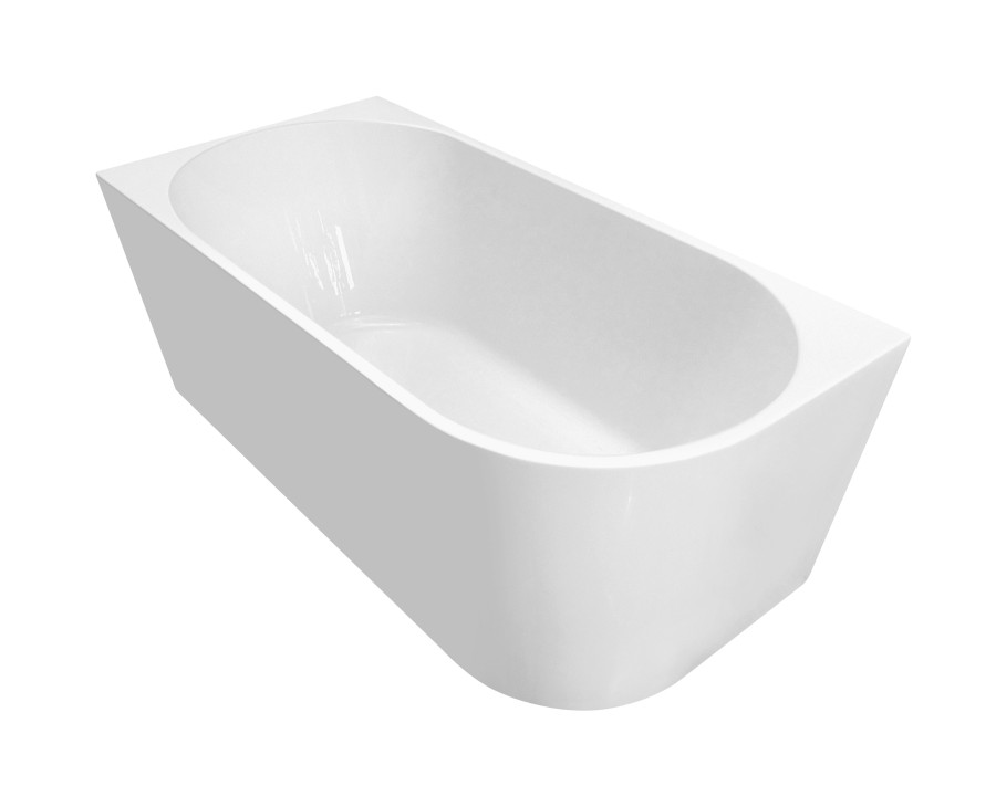 E1066 (46818) TIBERA L rohová stojící vana, 140x70cm, bílá E1066