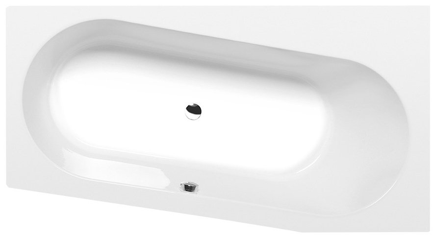 ASTRA WR asymetrická vana 165x90x48cm, bílá 31611