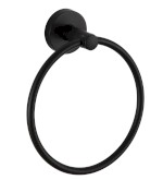 SAMBA držák ručníků kruh, černá SB206