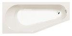 TIGRA L asymetrická vana 170x80x46cm, ivory 90111.40