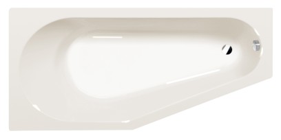 TIGRA L asymetrická vana 170x80x46cm, ivory 90111.40