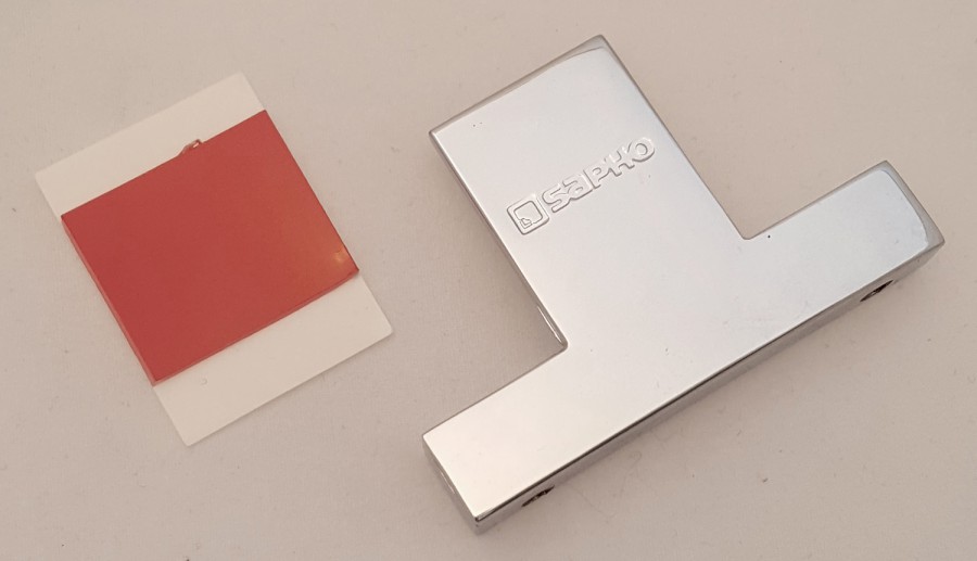 GALE samolepící kovová úchytka, délka 51mm, chrom ND-10085