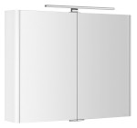 LUCIE galerka s LED osvětlením, 86x70x17cm, bílá LU085-0030