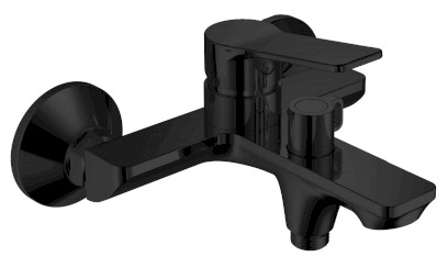 SINTRA nástěnná vanová baterie, černá mat SX010B