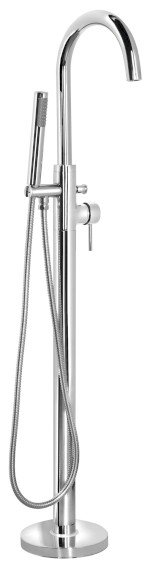 CETO vanová baterie s připojením do podlahy, chrom BV357