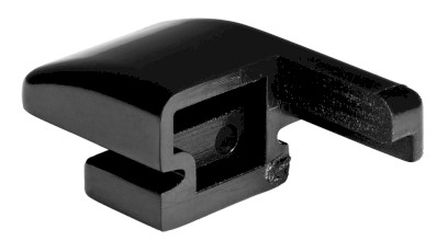 EASY BLACK úchyt pevného skla, levý NDAE079LB