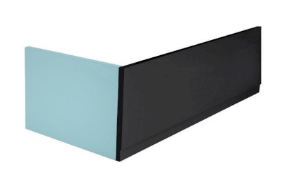 COUVERT panel čelní 180x52cm, černá mat, pravý 72858.21