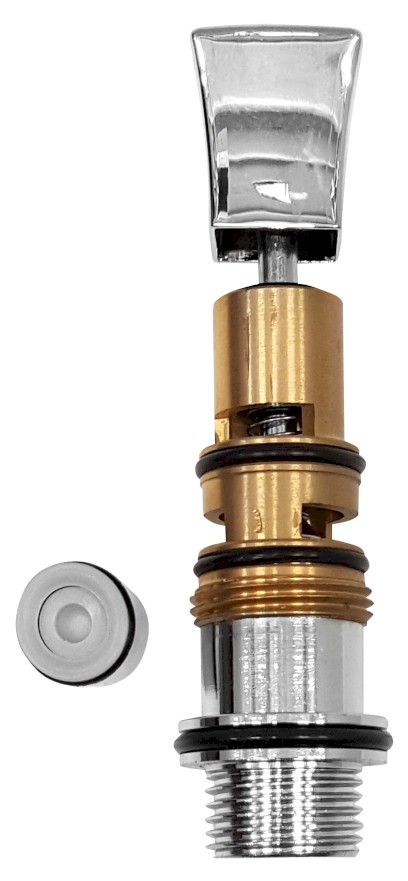 Přepínač s ovladačem pro vanovou baterii, chrom ND1101-10