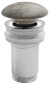 Umyvadlová výpust 5/4“, click-clack, keramická zátka, 10-50mm, breccia mramor AR900BM