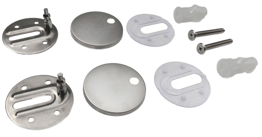 NDPC107V-2 (60443) Sada 2 úchytů WC sedátka (PC107V) NDPC107V-2