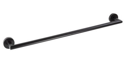 X-ROUND BLACK držák ručníků 600mm, černá mat XR404B