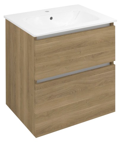 EZARA umyvadlová skříňka 59,2x64x46cm, dub cuneo EZ601-2525