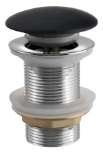 BLOK umyvadlová výpust 5/4“, click-clack, zátka matný černý marquin 2401-931