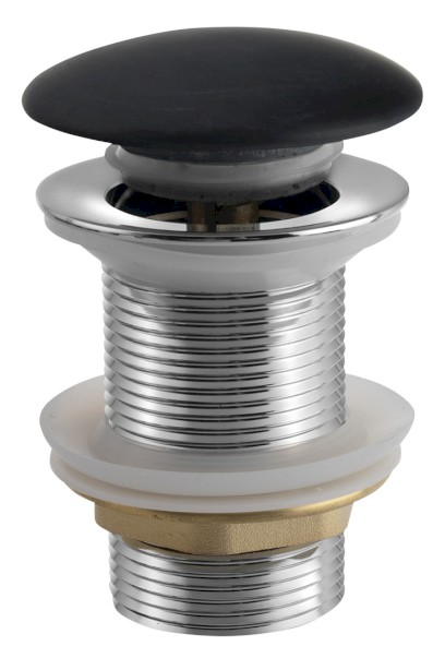 BLOK umyvadlová výpust 5/4“, click-clack, zátka matný černý marquin 2401-931