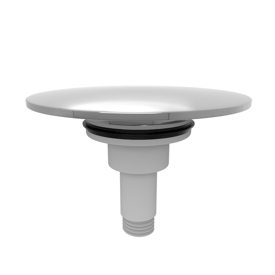 72041 (58582) Zátka výpusti vanové soupravy, click-clack, chrom 72041