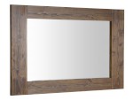 BA056S (48961) BRAND zrcadlo v dřevěném rámu 100x80cm, mořený smrk BA056S