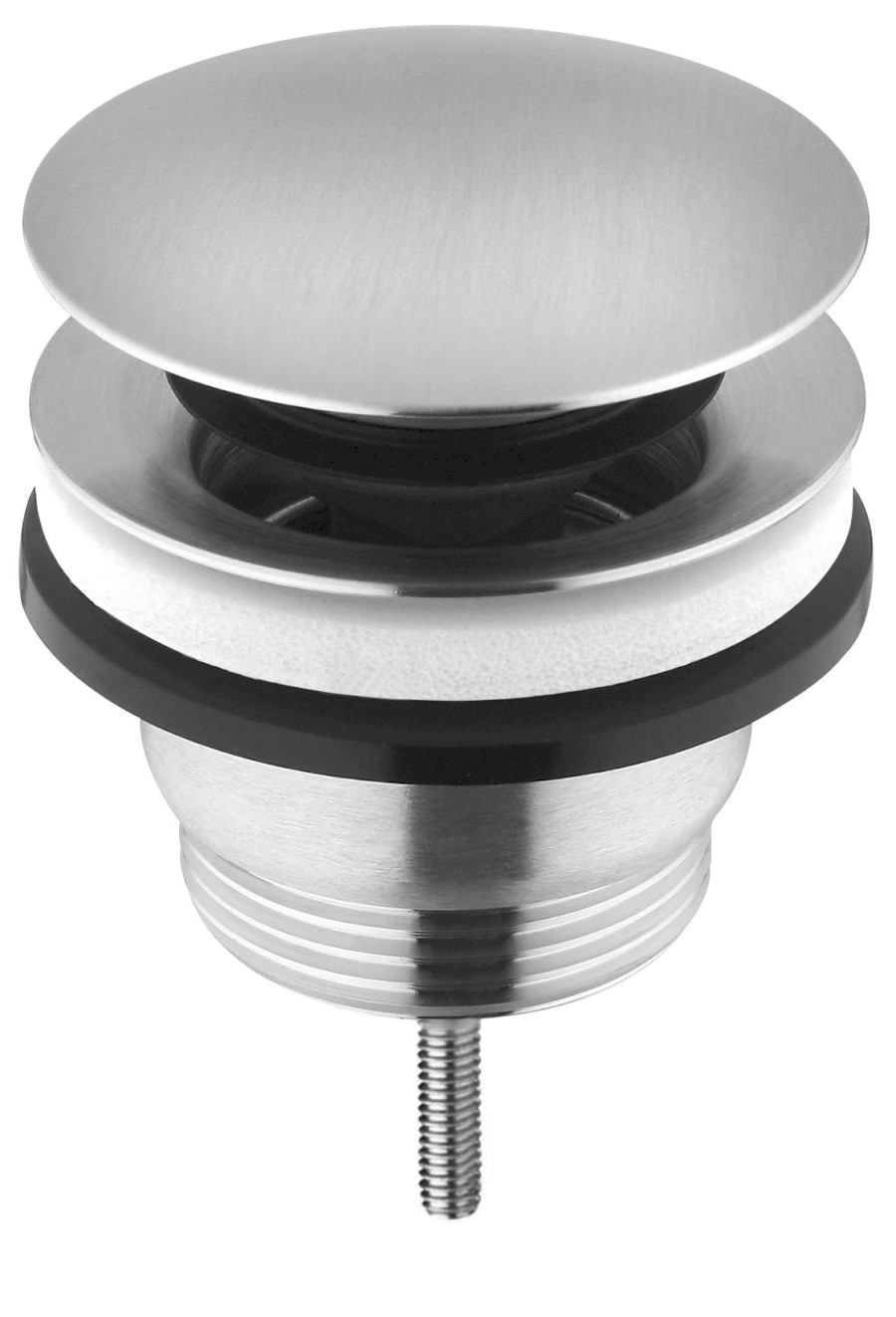 MI059 (60224) MINIMAL umyvadlová výpust 5/4“, click-clack, velká krytka, nerez mat MI059