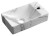 MARGITHA keramické umývátko 38x22cm, otvor pro baterii vpravo, carrara MGT38217
