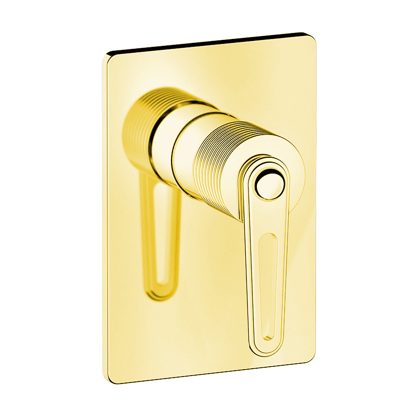 BEBÉ podomítková sprchová baterie, 1 výstup, zlato BB041/17